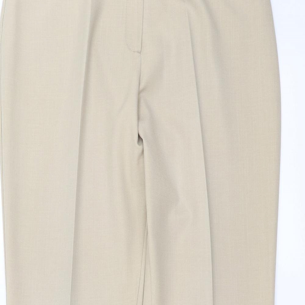 Womens UK Size 16 BHS Regular Fit  Beige Trousers