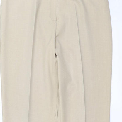 Womens UK Size 16 BHS Regular Fit  Beige Trousers