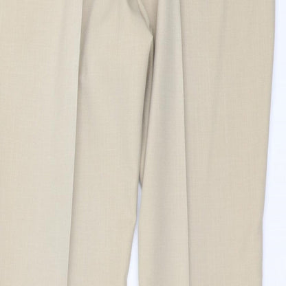 Womens UK Size 16 BHS Regular Fit  Beige Trousers