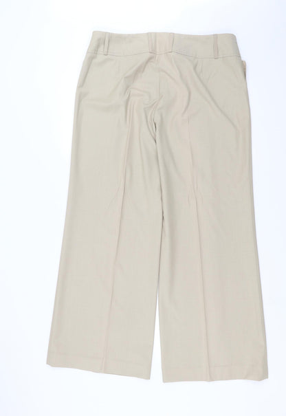 Womens UK Size 36 in Preworn Regular Fit  Beige Trousers