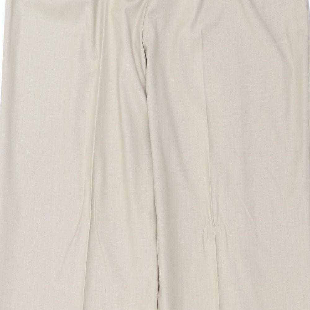 Womens UK Size 36 in Preworn Regular Fit  Beige Trousers