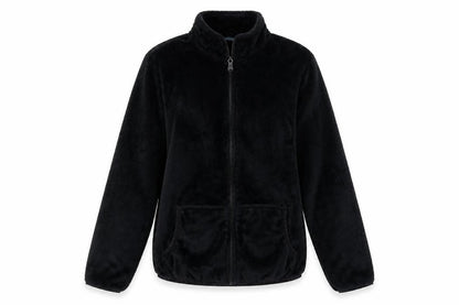 Womens UK Size L Avenue Black Full Zip Jumper