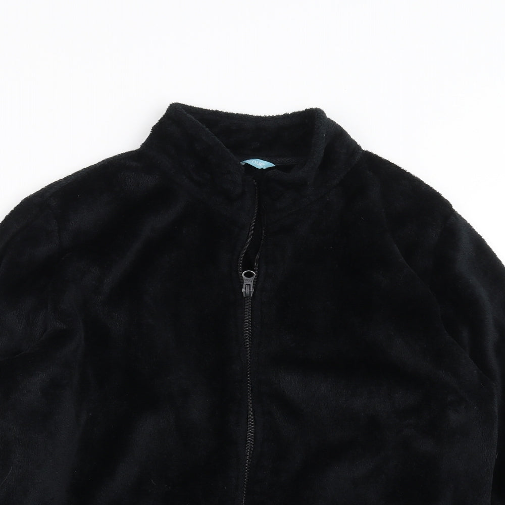 Avenue Womens Black   Full Zip Jumper Size L