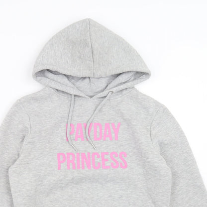 Primark Womens Grey   Pullover Hoodie Size 10  - payday princess
