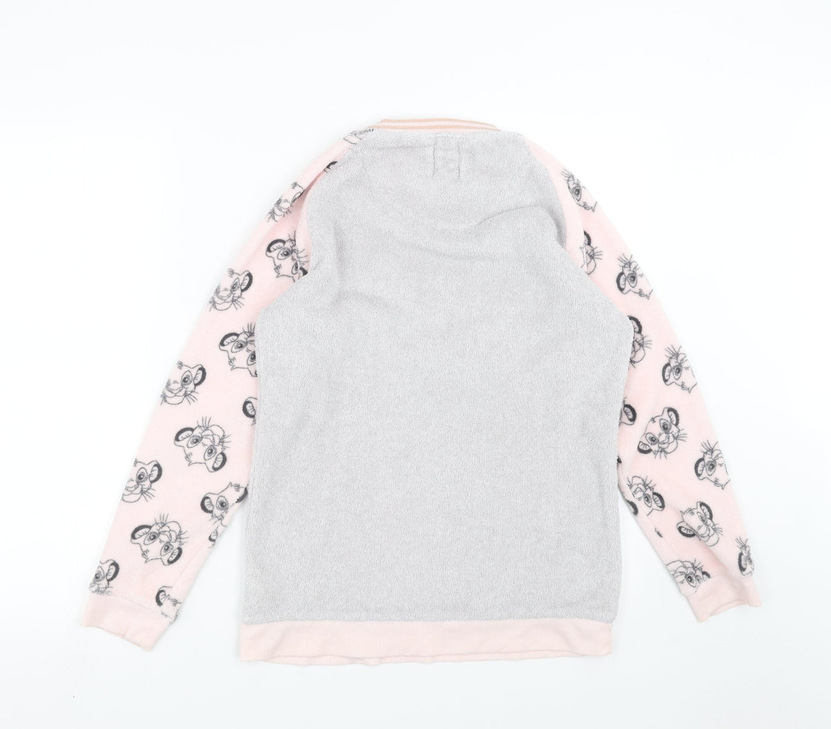 Primark Womens Grey Solid  Top Pyjama Top Size S  - lion king