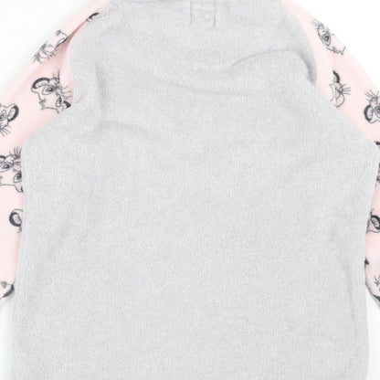 Primark Womens Grey Solid  Top Pyjama Top Size S  - lion king