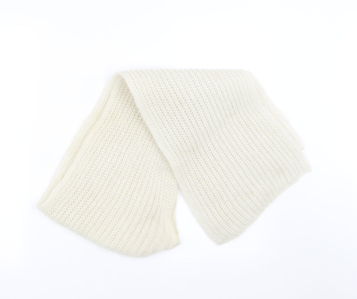 Preworn Womens Ivory    Scarf