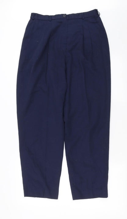 lisa melanio Womens Blue   Trousers  Size 28 in L27 in