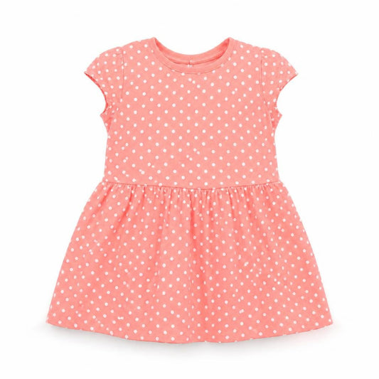George Girls Pink Polka Dot  Fit & Flare  Size 12-18 Months