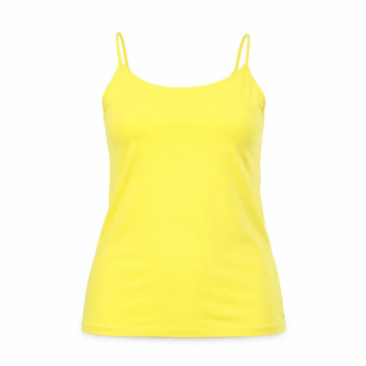 Womens UK Size 16 Evie Yellow Camisole T-Shirt