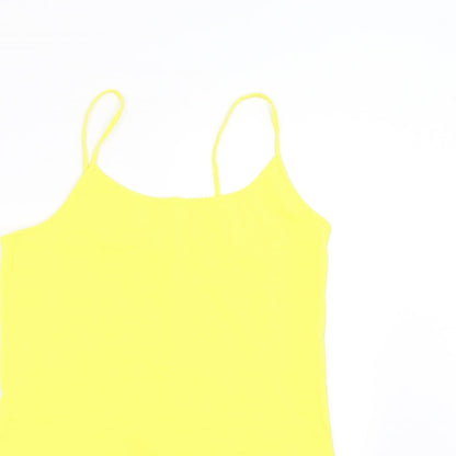 Womens UK Size 16 Evie Yellow Camisole T-Shirt