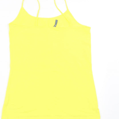 Womens UK Size 16 Evie Yellow Camisole T-Shirt