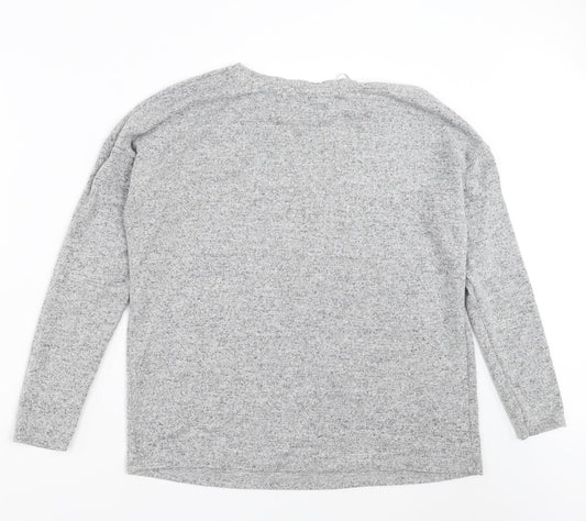 TU Womens Grey   Pullover Jumper Size 12  - stars