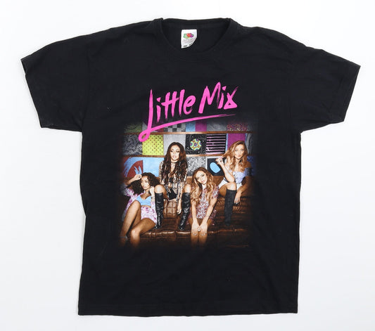 Fruit of the Loom Boys Black   Basic T-Shirt Size 10-11 Years