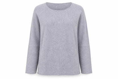 Womens UK Size M Viz a Viz Grey Pullover Jumper