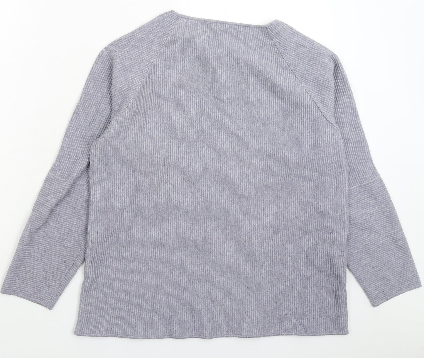 Womens UK Size M Viz a Viz Grey Pullover Jumper