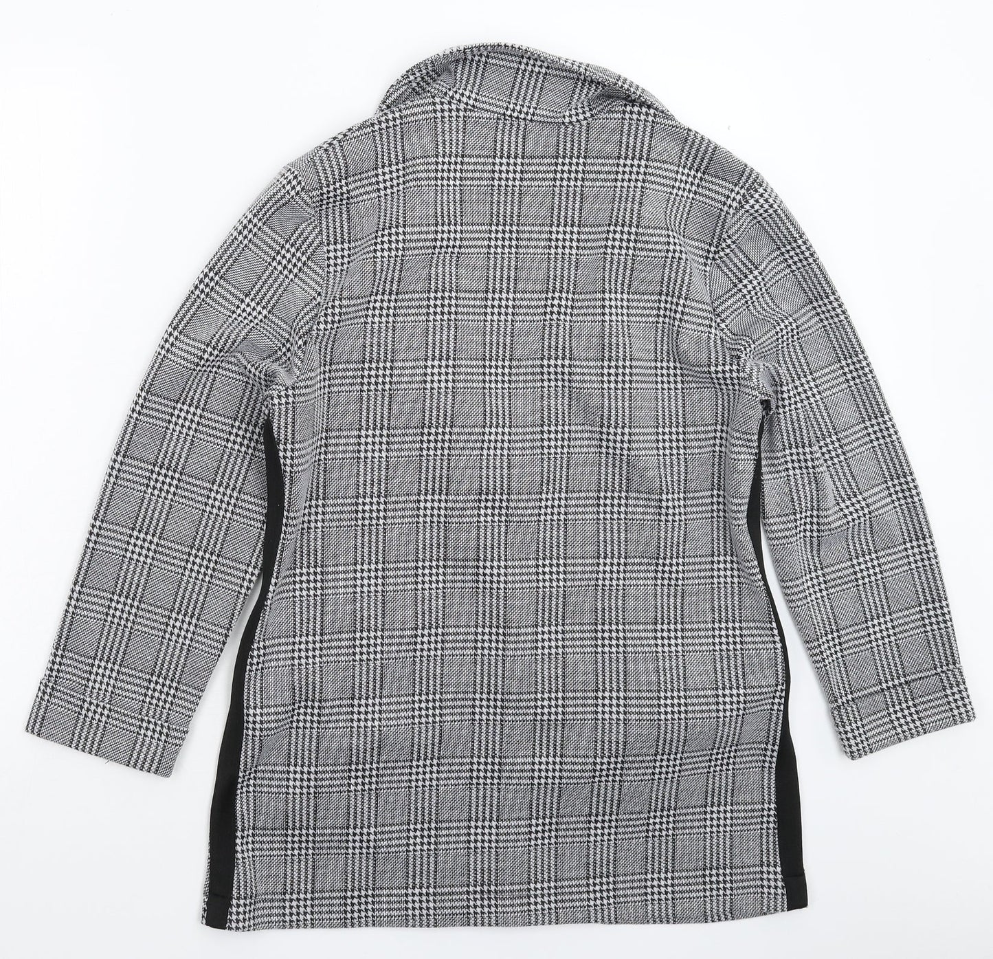 Divided Womens Grey Check  Jacket Blazer Size M