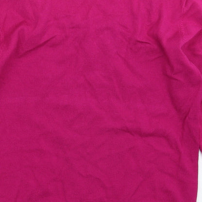Womens UK Size S Just Elegance Pink Pullover Jumper