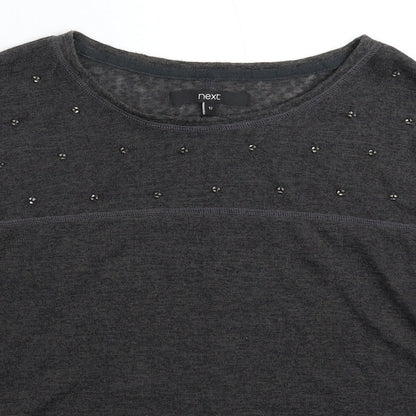 Womens UK Size 12 NEXT Grey Pullover Jumper