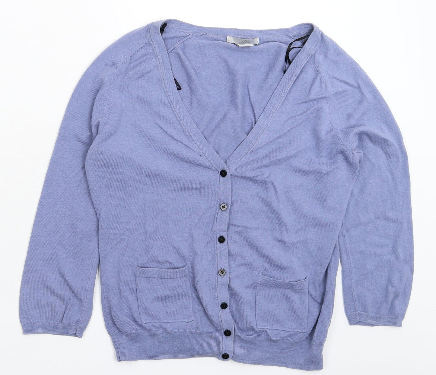 Womens UK Size M H&M Blue Cape Jumper