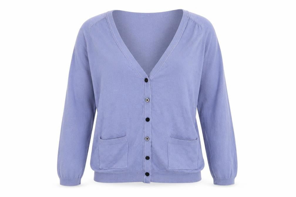 Womens UK Size M H&M Blue Cape Jumper