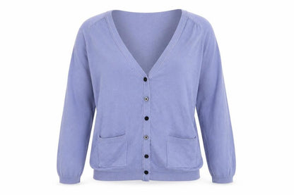 Womens UK Size M H&M Blue Cape Jumper