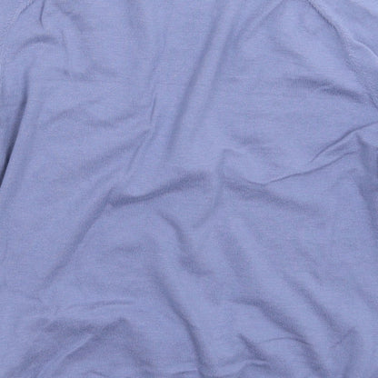 Womens UK Size M H&M Blue Cape Jumper