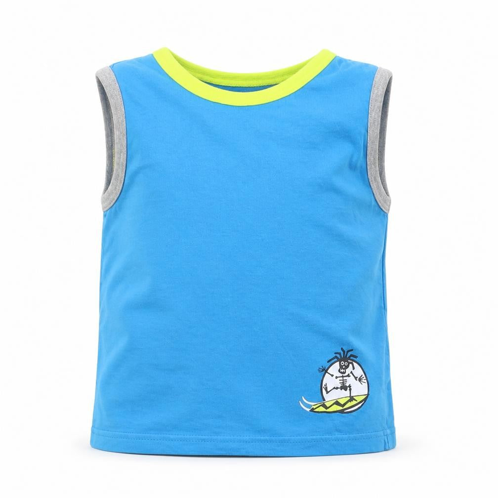Rebel Boys Blue   Basic Tank Size 3-4 Years