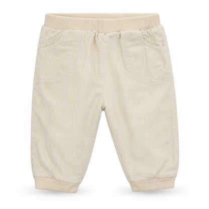 Front view of Tu Baby Grey Corduroy Capri Trousers, size 6-9, Months