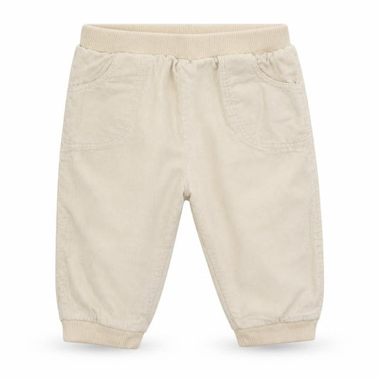 Front view of Tu Baby Grey Corduroy Capri Trousers, size 6-9, Months
