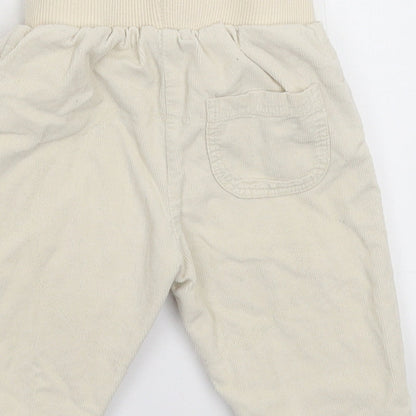 TU Baby Grey  Corduroy Capri Trousers Size 6-9 Months