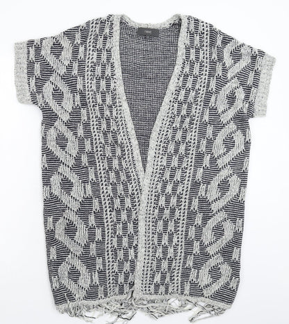 Womens UK Size 10 NEXT Grey Cardigan Jumper