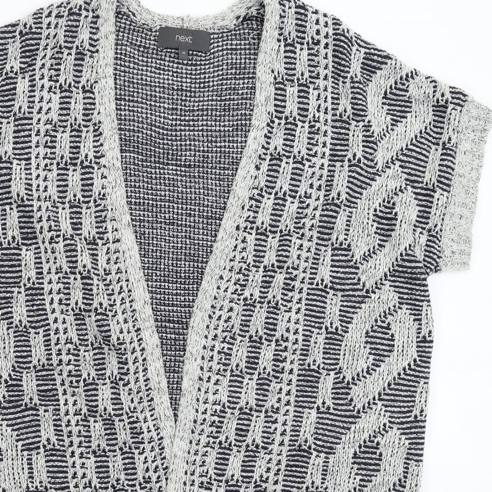 Womens UK Size 10 NEXT Grey Cardigan Jumper