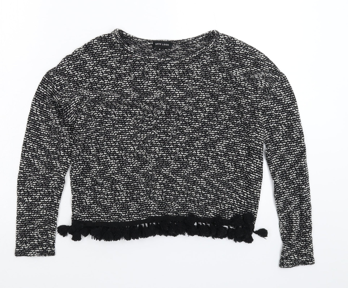 Womens UK Size 6 New Look Black Pullover Jumper