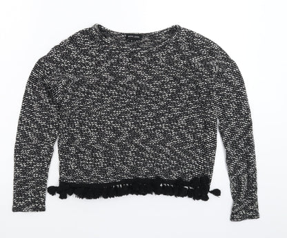 Womens UK Size 6 New Look Black Pullover Jumper