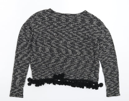 Womens UK Size 6 New Look Black Pullover Jumper