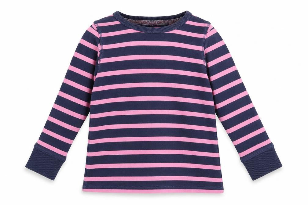 Next Girls Multicoloured Striped  Pullover Sweatshirt Size 5 Years