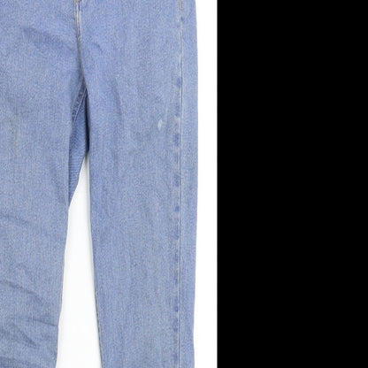 Bershka Womens Blue  Denim Jegging Jeans Size 10 L28 in