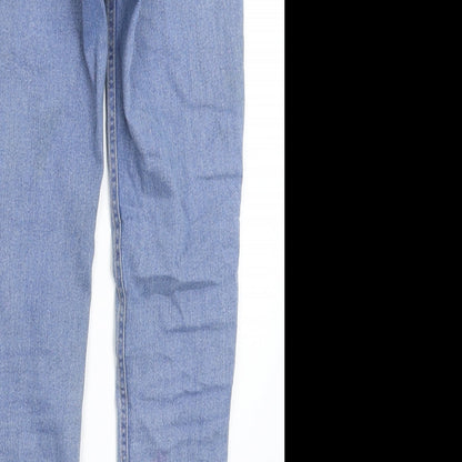 Bershka Womens Blue  Denim Jegging Jeans Size 10 L28 in