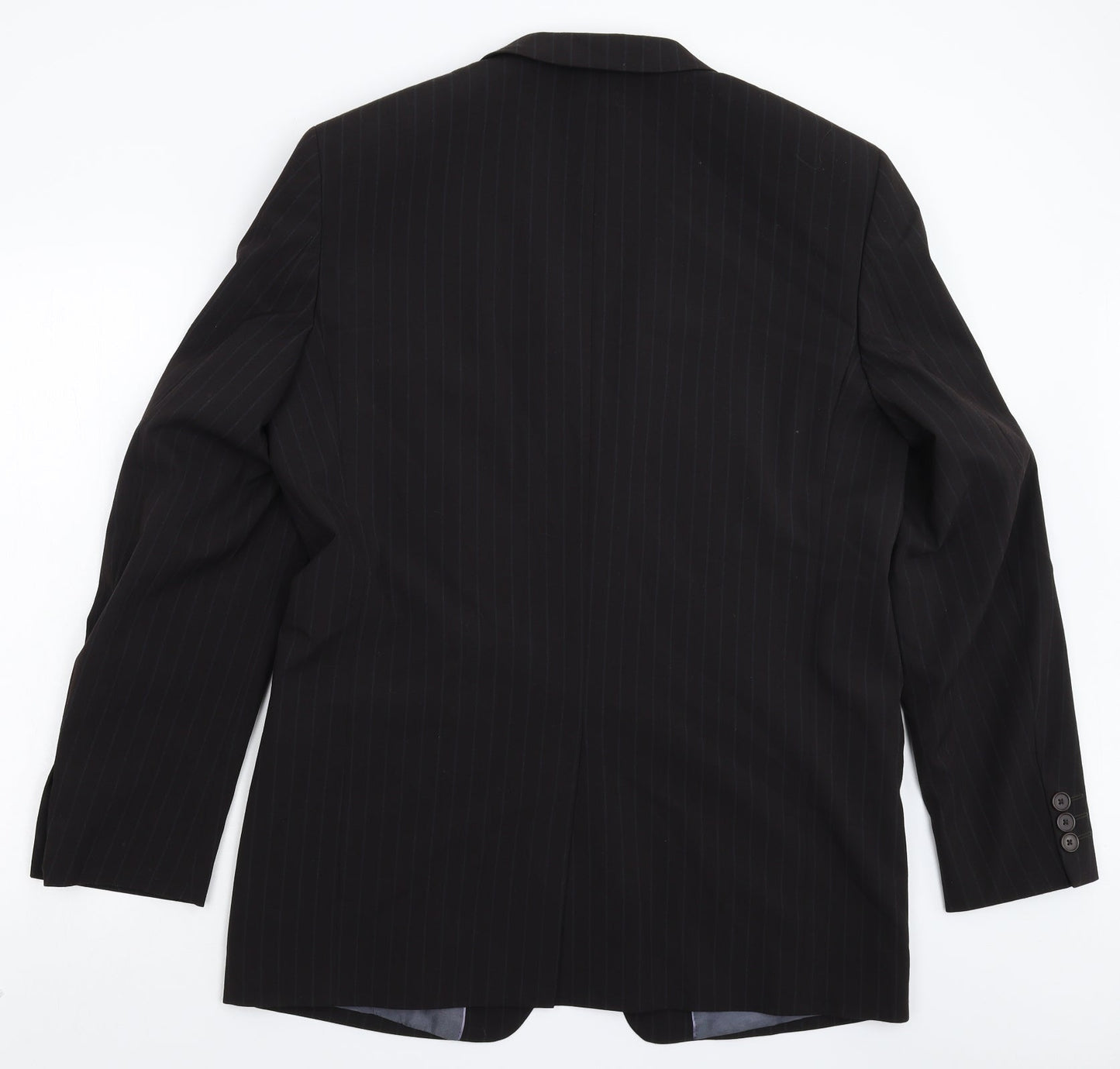 Mens UK Size 42 River Island Regular Black Suit Jacket