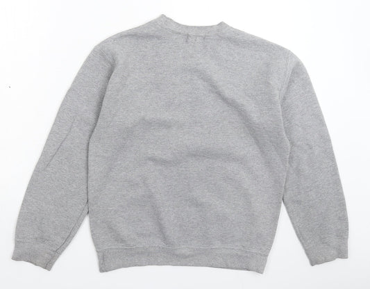 Topman Mens Grey   Pullover Sweatshirt Size S
