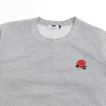 Topman Mens Grey   Pullover Sweatshirt Size S