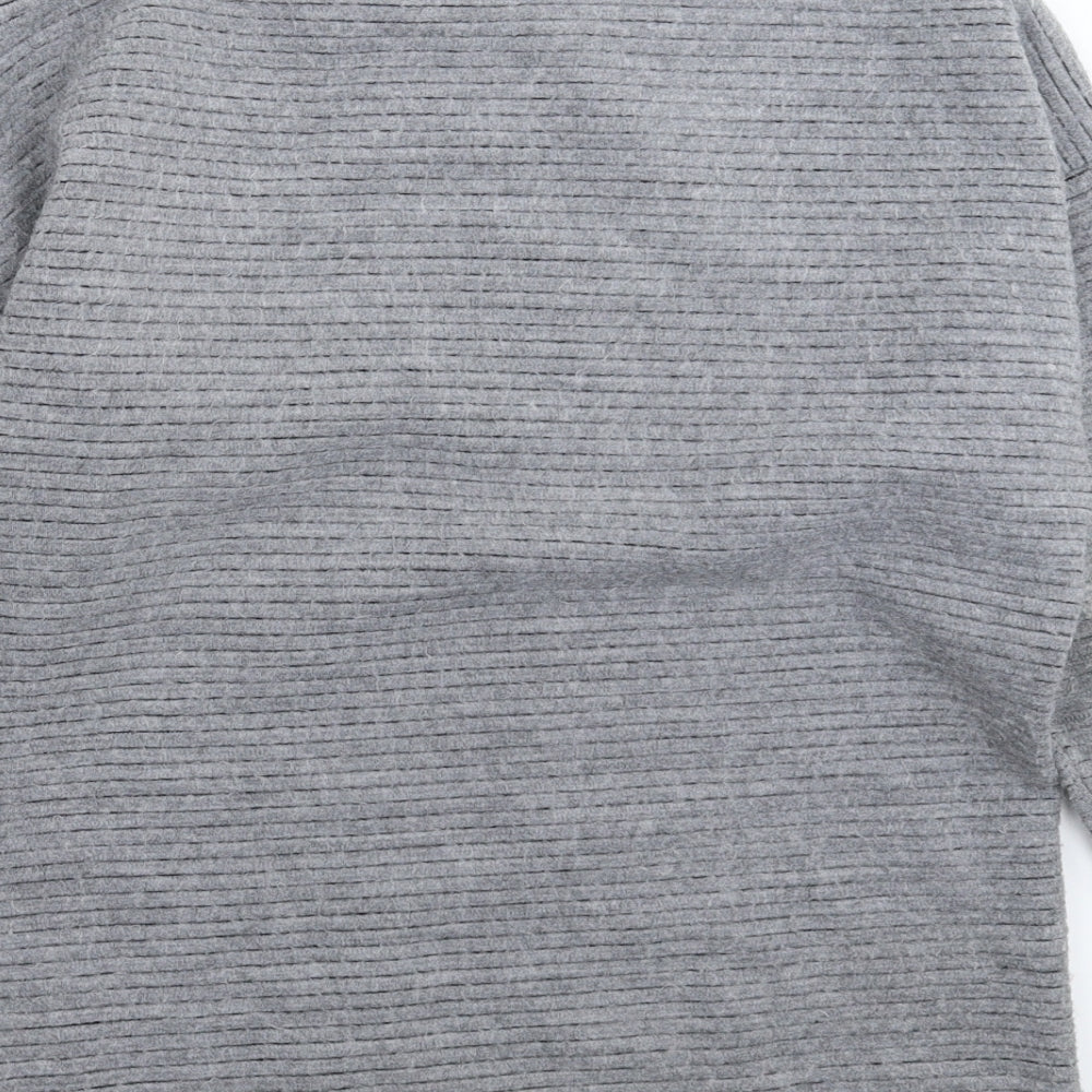 Light Before Dark Womens Grey  Knit Pullover Jumper Size XS