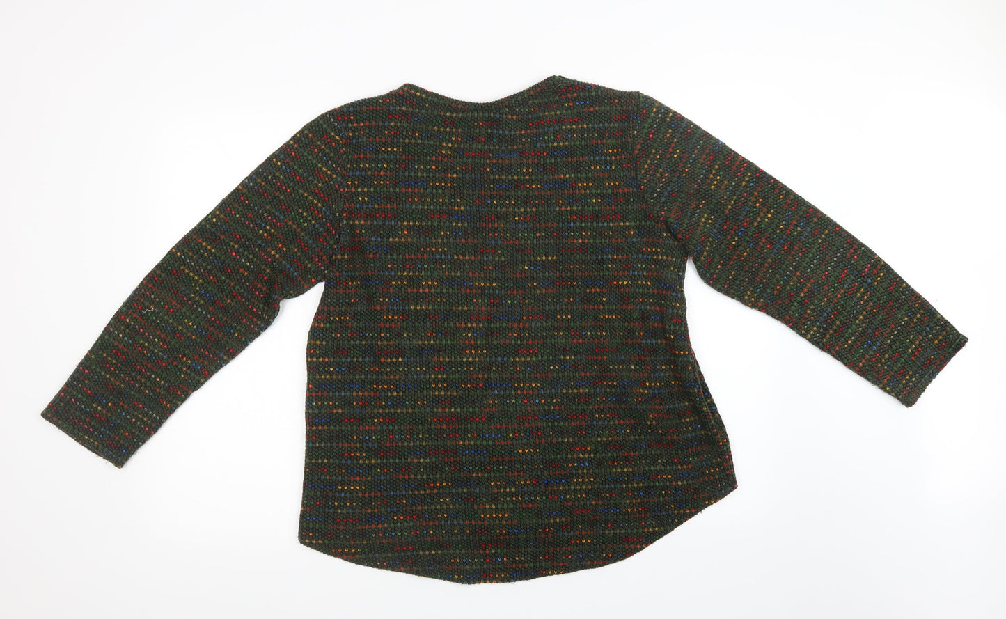 Mens UK Size S Preworn Green Pullover Sweatshirt
