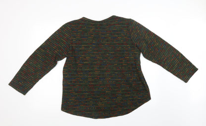 Mens UK Size S Preworn Green Pullover Sweatshirt