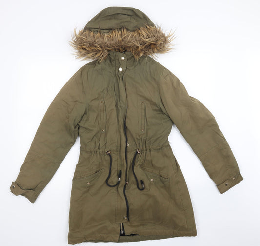 Papaya Womens Green   Jacket Coat Size 6