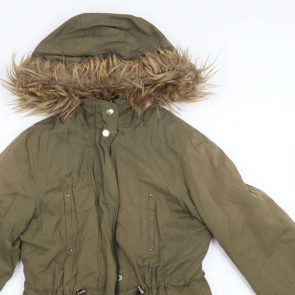 Papaya Womens Green   Jacket Coat Size 6