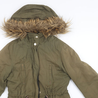 Papaya Womens Green   Jacket Coat Size 6