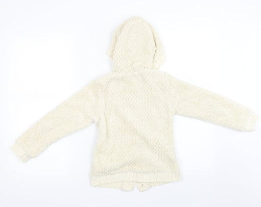 Chlo� Girls White   Basic Jacket Jacket Size 8 Years