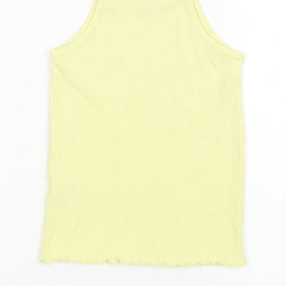 Sainsburys Girls Yellow   Basic Tank Size 5 Years